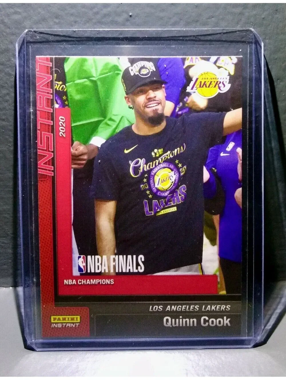 Quinn Cook 2020 Panini LA Lakers NBA Champions #7 Basketball Card